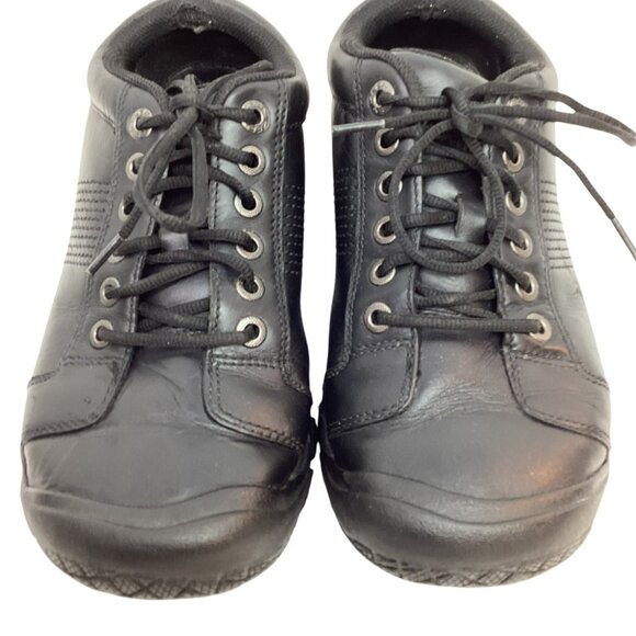Keen Utility PTC Mens 8 Oxford Low Top Leather Lace-Up Work Shoes Black - Picture 5 of 13